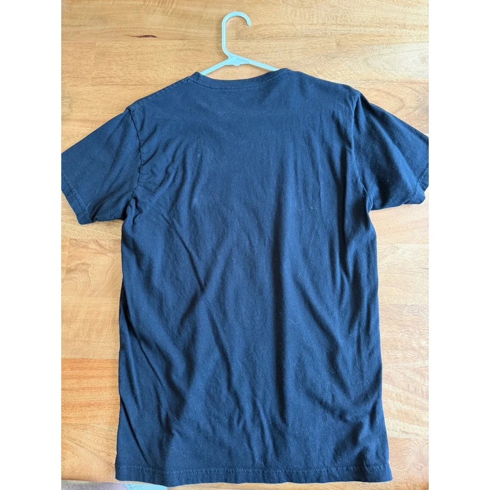 Think Out Loud Apparel Vtg Mens Acoustic Guitar Graphic T-Shirt Navy Blue Size M - Picture 4 of 4